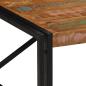 Preview: Couchtisch Mehrfarbig 100x100x35 cm Altholz Massivholz