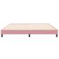 Preview: Boxspringbett ohne Matratze Rosa 200x220 cm Samt