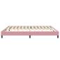 Preview: Boxspringbett ohne Matratze Rosa 200x220 cm Samt
