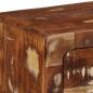 Preview: TV-Wandschrank 100x32x25 cm Altholz Massivholz