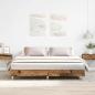 Preview: ARDEBO.de - Bettgestell ohne Matratze Altholz 180x200cm Holzwerkstoff