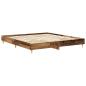 Preview: Bettgestell ohne Matratze Altholz 160x200cm Holzwerkstoff