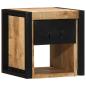 Preview: Nachttische 2 Stk. 40x35x40 cm Raues Mango-Massivholz