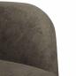 Preview: Sessel mit Armlehnen Dunkelgrau 54 cm Kunstleder