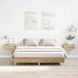 Preview: ARDEBO.de - Bettgestell ohne Matratze Artisan-Eiche 150x200cm Holzwerkstoff