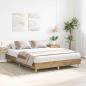 Preview: Bettgestell ohne Matratze Artisan-Eiche 150x200cm Holzwerkstoff