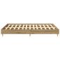 Preview: Bettgestell ohne Matratze Artisan-Eiche 150x200cm Holzwerkstoff
