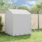 Preview: Outdoor-Hundezwinger mit Dach Silbern 2x6x2,5m Verzinkter Stahl