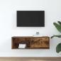 Preview: TV-Schrank Räuchereiche 80x31x25,5 cm Holzwerkstoff