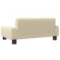Preview: Hundebett Creme 70x45x30 cm Stoff