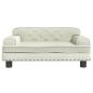 Preview: Hundebett Creme 70x45x30 cm Samt