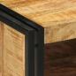 Preview: Couchtisch 50x50x38 cm Raues Massivholz Mango