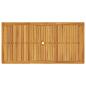 Preview: Gartentisch 200x100x74 cm Massivholz Akazie