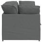 Preview: Modulares Sofa mit Kissen Stoff Dunkelgrau