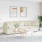 Preview: ARDEBO.de - Modulares Sofa mit Kissen Samt Cream