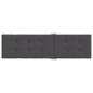 Preview: Liegestuhl-Auflage Melange Anthrazit (75+105) x 50 x 4 cm Stoff