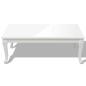Preview: Couchtisch 115×65×42 cm Hochglanz Weiß