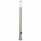 Preview: Pollerleuchte mit Auslass 110 cm Edelstahl IP44