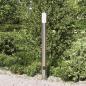 Preview: Pollerleuchte mit Auslass 110 cm Edelstahl IP44