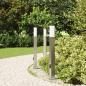 Preview: Pollerleuchten mit Auslass 3 Stk. 80 cm Edelstahl IP44