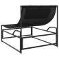 Preview: Gartenliege Anthrazit 87x74x73 cm Stahl und Textilene