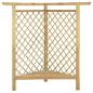 Preview: Eckpergola mit Bank 166x81x174 cm Kiefernholz Imprägniert
