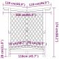 Preview: Eckpergola mit Bank 166x81x174 cm Kiefernholz Imprägniert