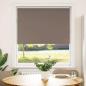 Preview: ARDEBO.de - Verdunkelungsrollo Kaffeebraun 110x175 cm Stoffbreite 105,7 cm