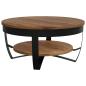 Preview: Couchtisch 65x65x32 cm Massivholz Akazie
