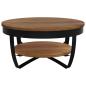 Preview: Couchtisch 65x65x32 cm Massivholz Akazie
