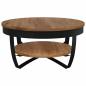 Preview: Couchtisch 65x65x32 cm Massivholz Akazie