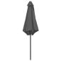 Preview: Sonnenschirm mit Aluminium-Mast 270x246 cm Anthrazit