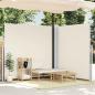 Preview: ARDEBO.de - Seitenmarkise Ausziehbar Creme 200x600 cm