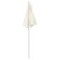 Preview: Halb-Sonnenschirm mit Mast 180x90 cm Sandfarbe