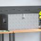 Preview: ARDEBO.de - Aluminiumkiste 80×30×35 cm Silbern