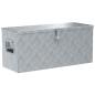 Preview: Aluminiumkiste 80×30×35 cm Silbern