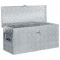 Preview: Aluminiumkiste 80×30×35 cm Silbern