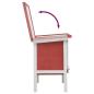 Preview: Kaninchenstall 1 Ebene Rot Holz