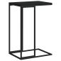 Preview: Beistelltisch Schwarz 40x30x59 cm Holzwerkstoff