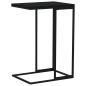 Preview: Beistelltisch Schwarz 40x30x59 cm Holzwerkstoff