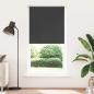 Preview: ARDEBO.de - Verdunkelungsrollo Schwarz 90x230 cm Stoffbreite 85,7 cm