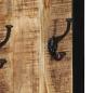 Preview: Garderobe 40x2x80 cm Raues Massivholz Mango