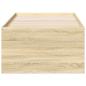 Preview: Bettgestell mit Stauraum Sonoma-Eiche 80 x 200 cm Holzwerkstoff
