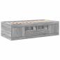 Preview: Bettgestell mit Stauraum Grau Sonoma 80 x 200 cm Holzwerkstoff