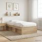 Preview: ARDEBO.de - Bettgestell mit Stauraum Sonoma-Eiche 80 x 200 cm Holzwerkstoff