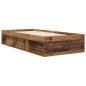 Preview: Bettgestell mit Stauraum Altholz 80 x 200 cm Holzwerkstoff
