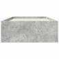 Preview: Bettgestell mit Stauraum Betongrau 80 x 200 cm Holzwerkstoff