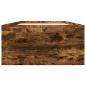 Preview: Bodenbettgestell Geräucherte Eiche 80 x 200 cm Holzwerkstoff