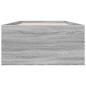 Preview: Bodenbettgestell Grau Sonoma 80 x 200 cm Holzwerkstoff