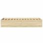 Preview: Bodenbettgestell Sonoma-Eiche 80 x 200 cm Holzwerkstoff